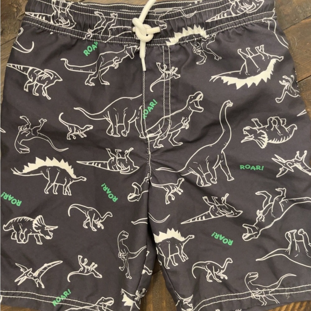 Carter's Black Dinosaur Print Shorts